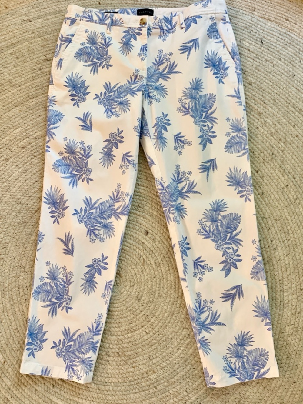 Talbots Floral Chinos